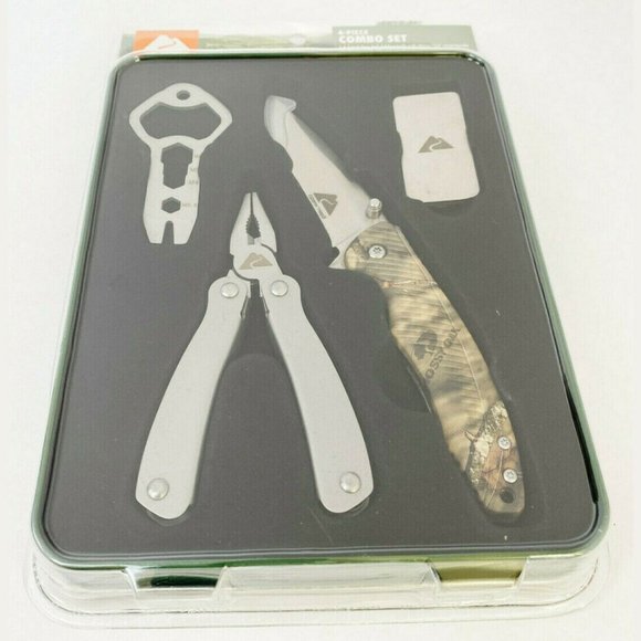 Combo Set Folding Knife and Multitool New - Picture 1 of 2